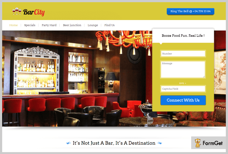 Bar City Brewery WordPress Theme
