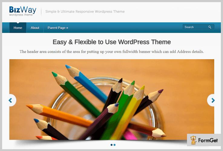 BizWay Open Source WordPress Theme