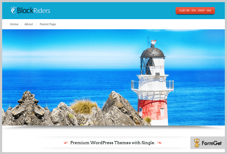 BlackRider Most Popular WordPress Theme