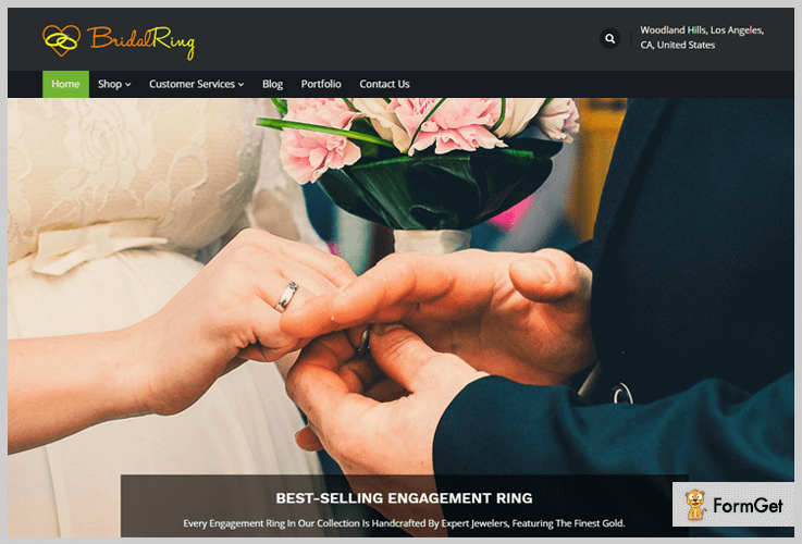 Bridal Ring Jewelry WordPress Theme