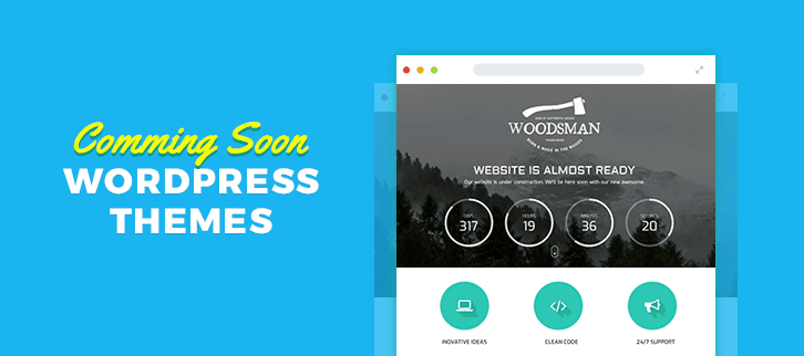 Coming Soon WordPress Themes