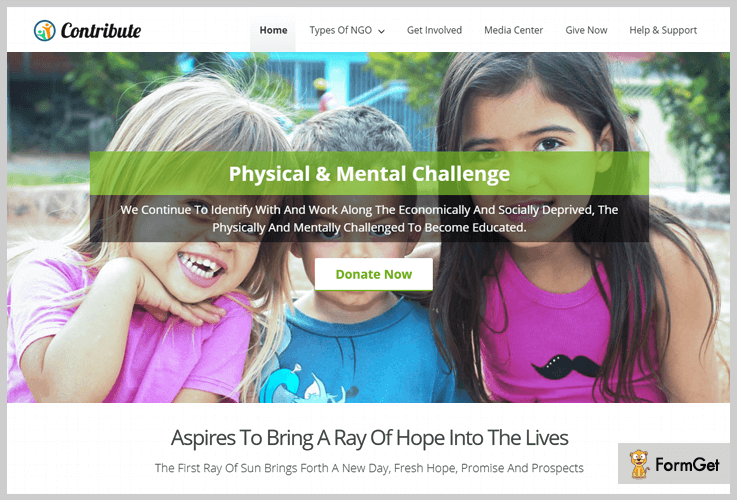 Contribute NGO WordPress Themes