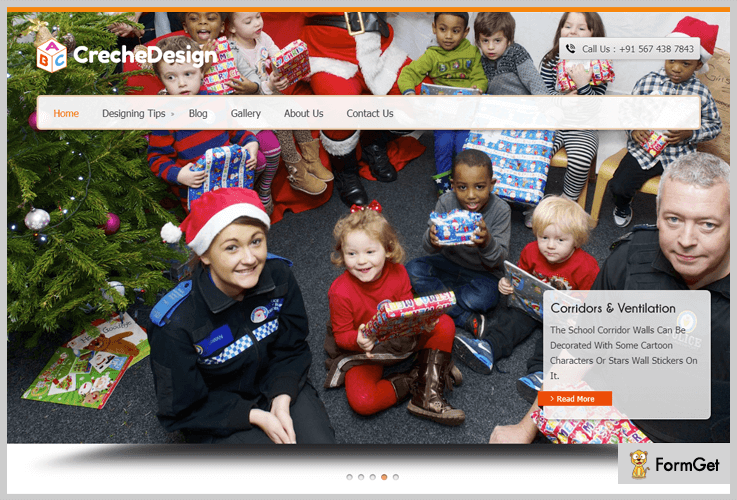 Creche Design Play School WordPress Theme