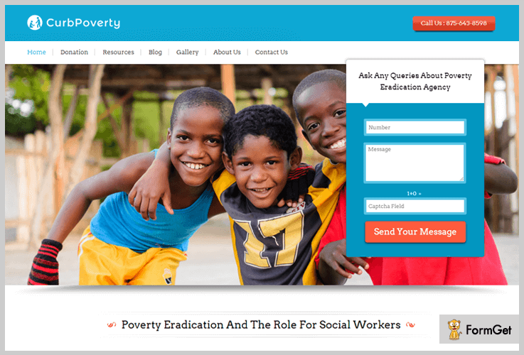 Curb Poverty NGO WordPress Themes