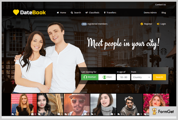 DateBook Dating WordPress Themes