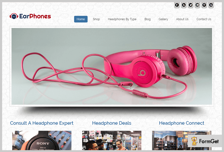 Ear Phone Digital Product Selling WordPress Theme