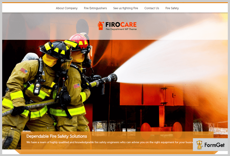 firo-care Fire Department WordPress Themes