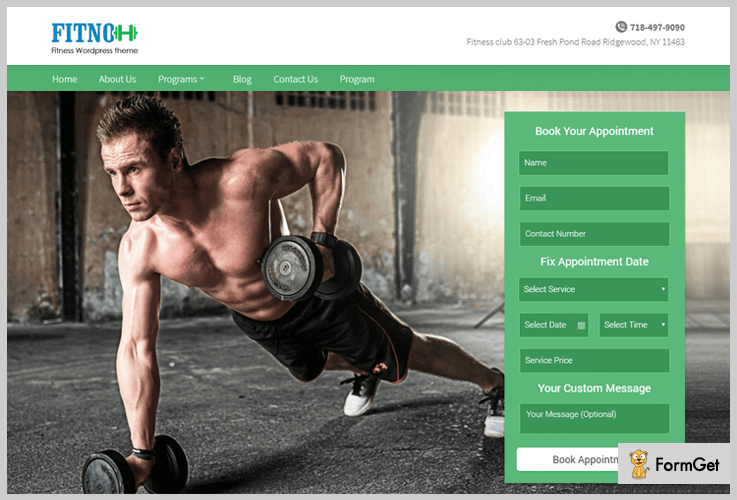 Fitno Fitness WordPress Theme