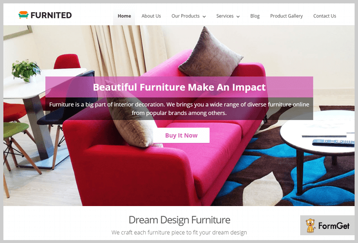 Furnited: Furniture WordPress Theme