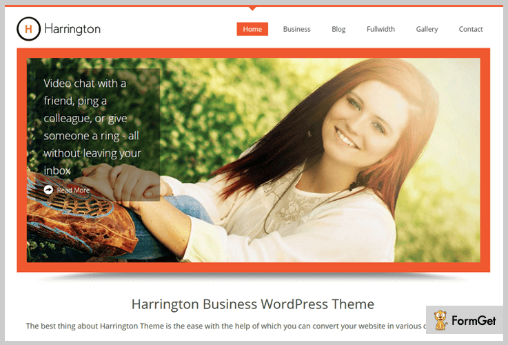 Harrington School WordPress Theme