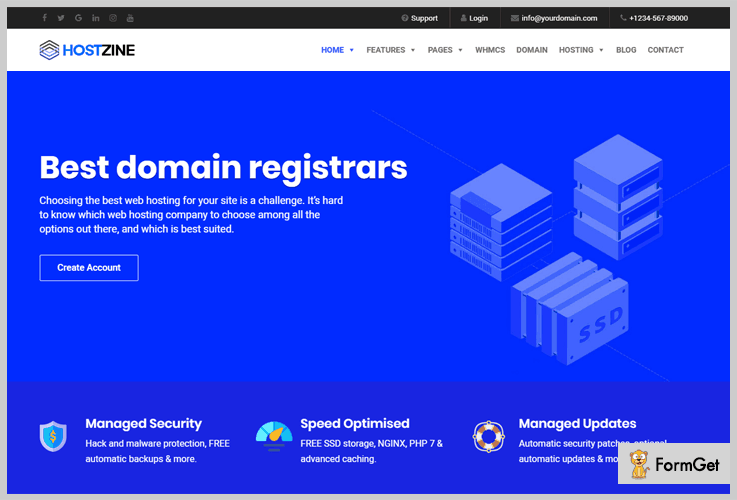 Hostzine Hosting WordPress Themes