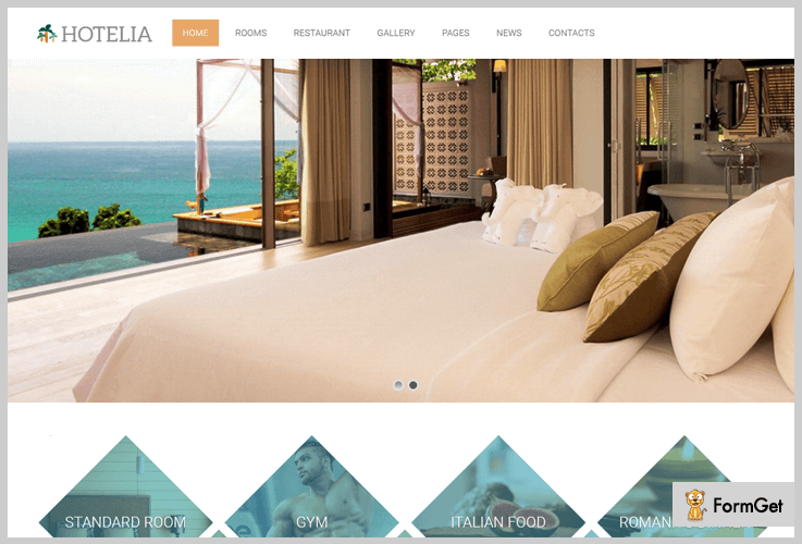 Hotelia Bed And Breakfast WordPress Themes