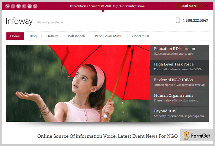 InfoWay Human Resource WordPress Themes