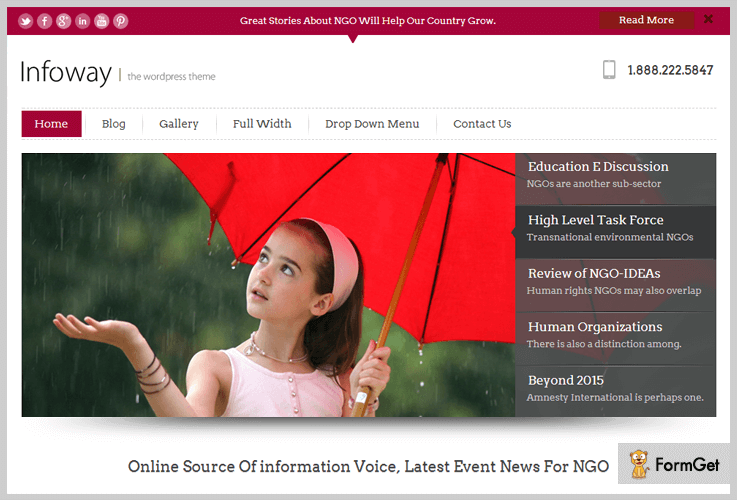 InfoWay WordPress Theme
