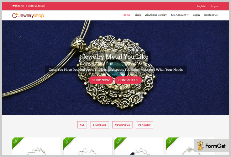 Jewelry Shop Jewelry WordPress Theme