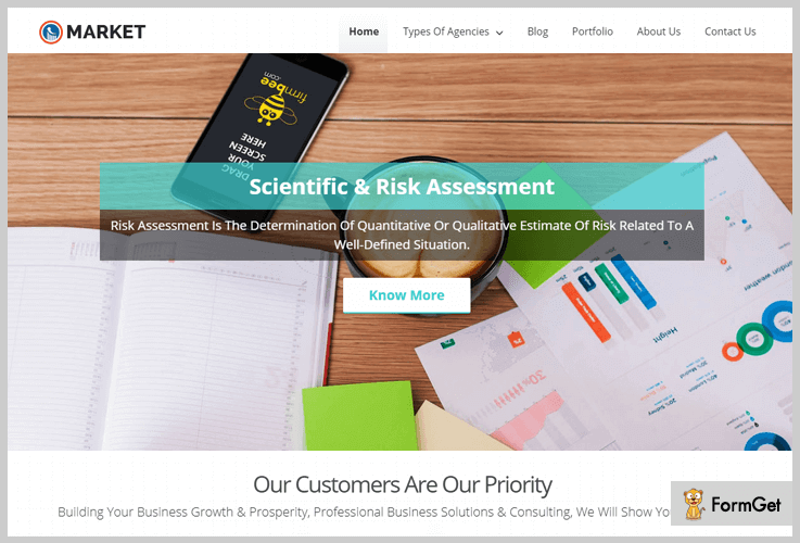 Market Creative Agency WordPress Theme