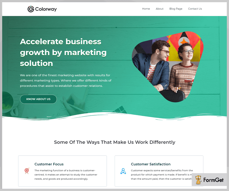 Colorway - Social Marketing WordPress Theme