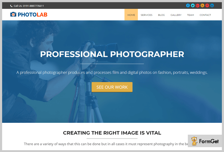 Photolab Image WordPress Theme
