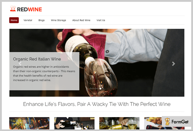 RedWine Wine WordPress Themes