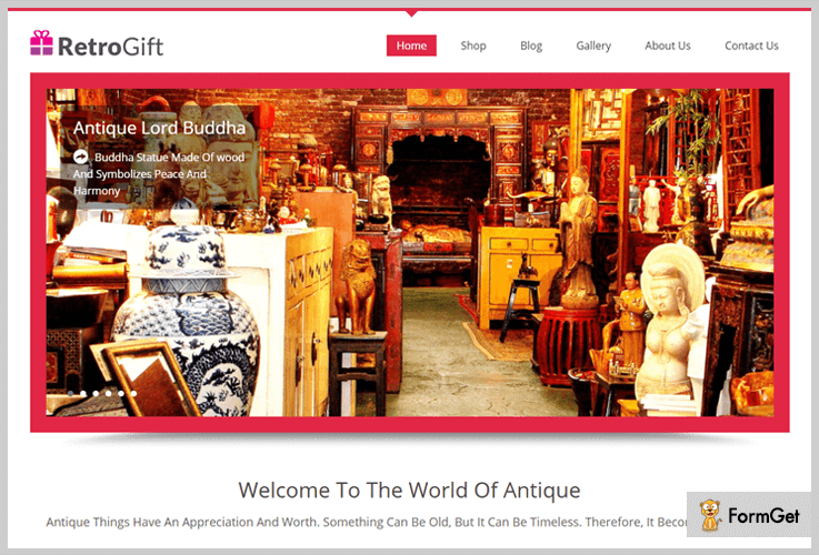 RetroGift Vintage WordPress Theme