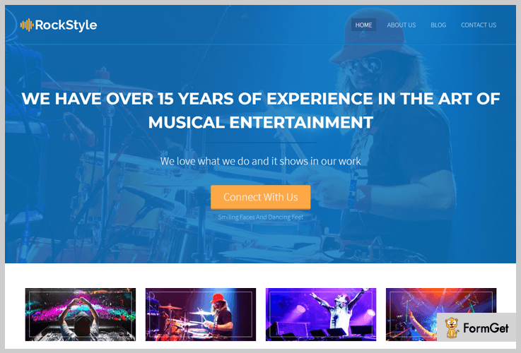 RockStyle Band WordPress Theme