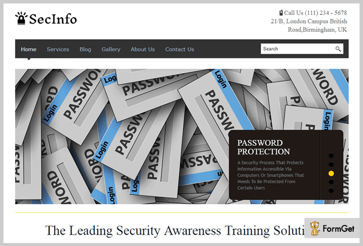 secinfo security wordpress themes