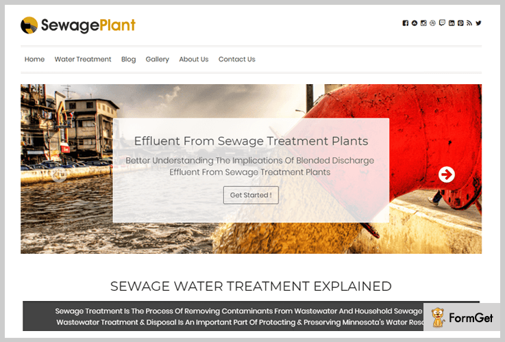 SewagePlant Agency WordPress Theme