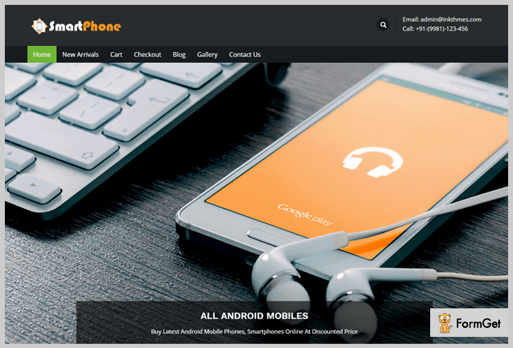 SmartPhone Mobile WordPress Theme