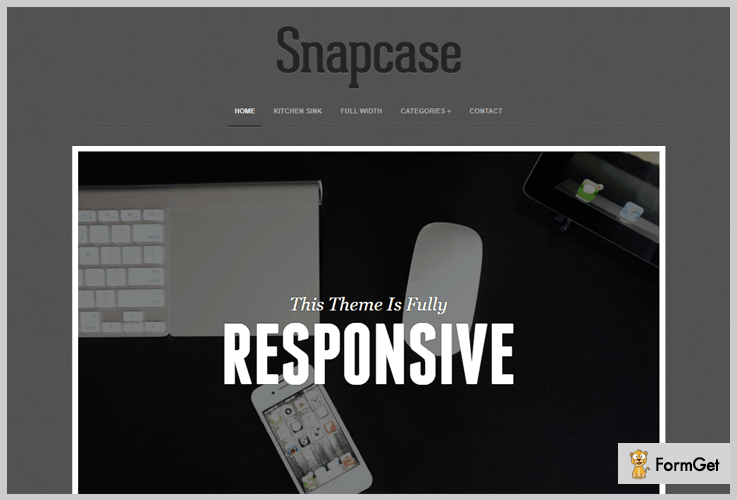 Snapcase WordPress Photoblog Theme