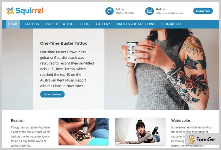 Squirrel WordPress Theme