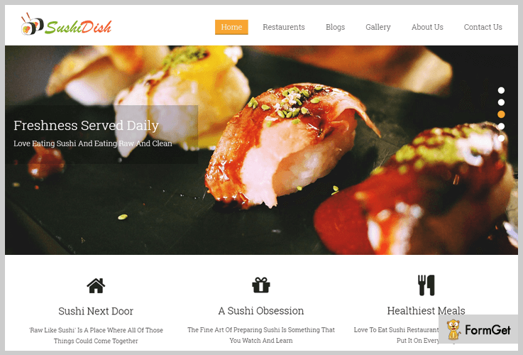 Restaurant WordPress Theme