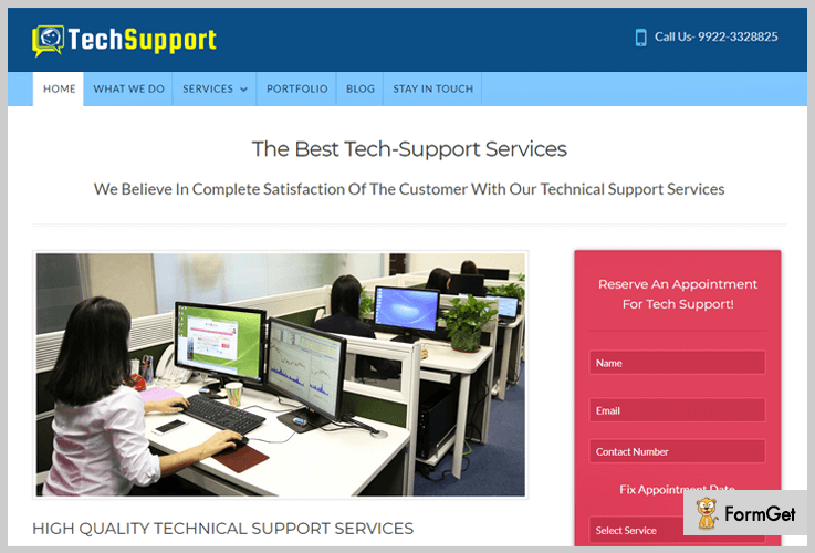 TechSupport Tech WordPress Theme