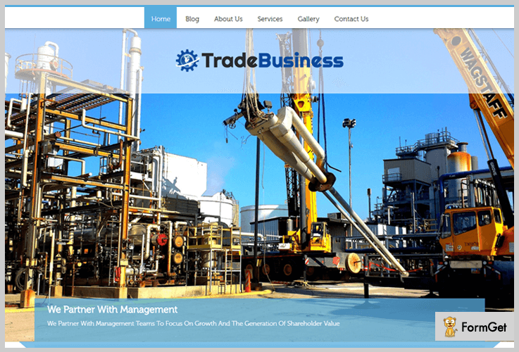 Trade Business Industrial WordPress Theme