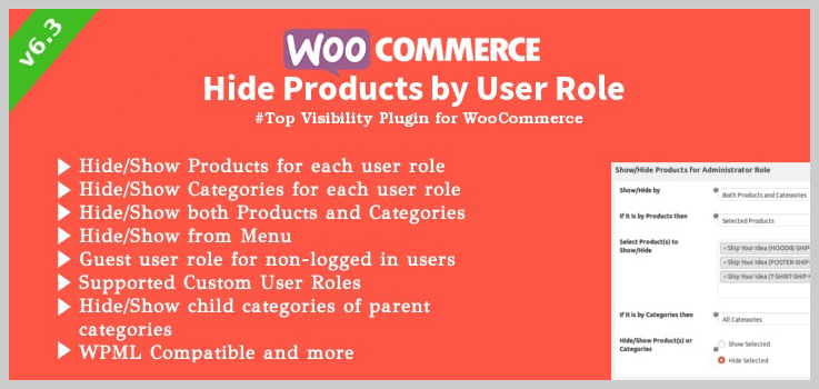 WooCommerce Hide Products - WordPress Show Hide Content Plugins