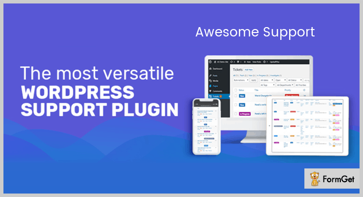 Awesome Support WordPress Help Desk Plugins