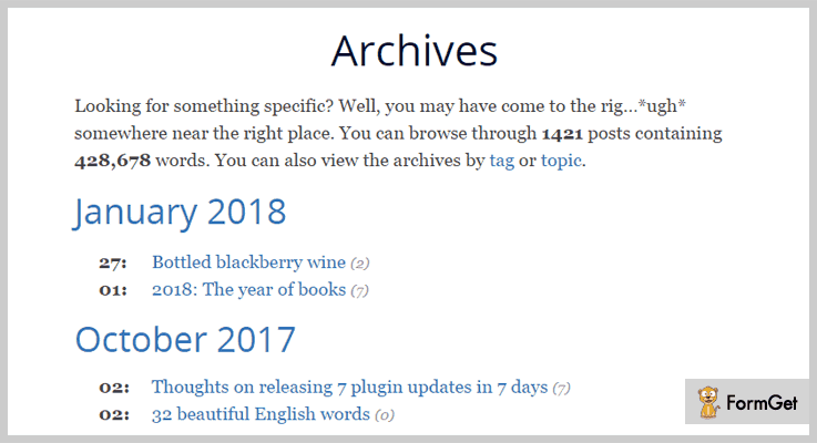 Clean My Archives WordPress Plugin