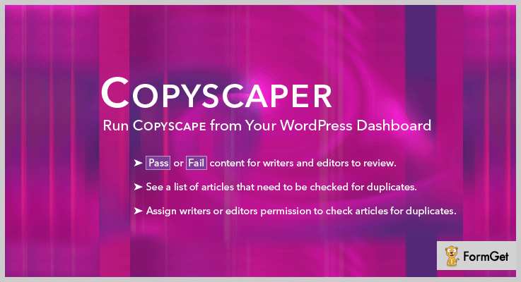 Copyscaper Plagiarism Checker WordPress Plugin