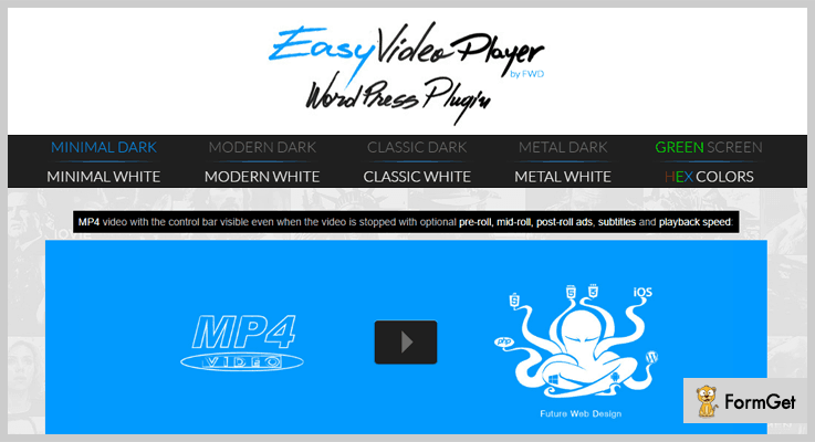 Easy Video Player WordPress Plugin