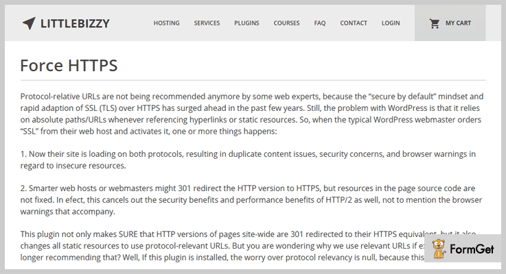 Force HTTPS WordPress Plugin