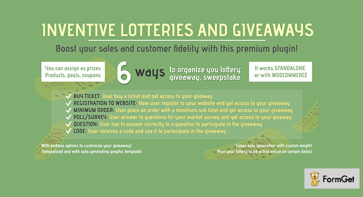 Inventive Lotteries WordPress Giveaway Plugin