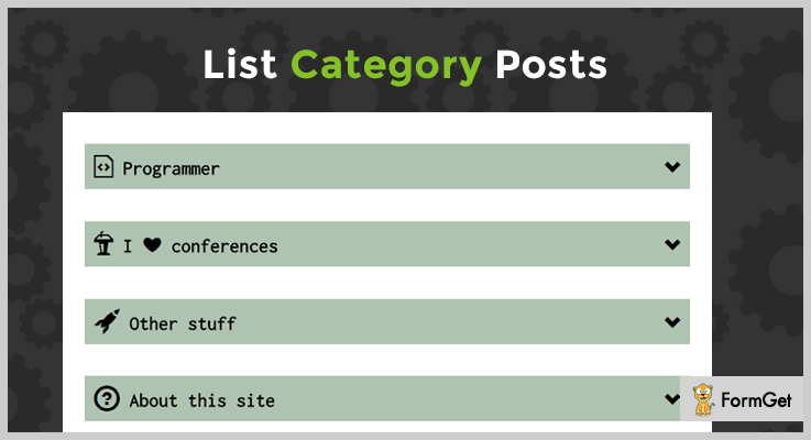 List Category Posts Article Directory WordPress Plugins