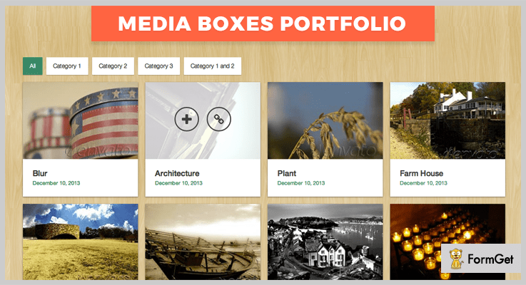 Media Boxes Portfolio jQuery Grid Plugins