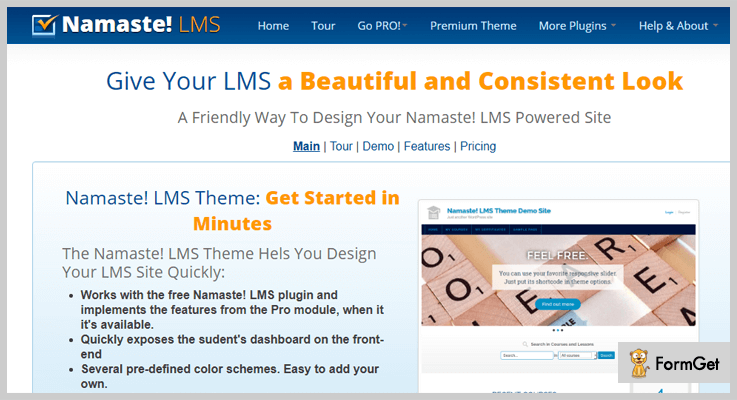 Namaste! LMS WordPress E-learning Plugin