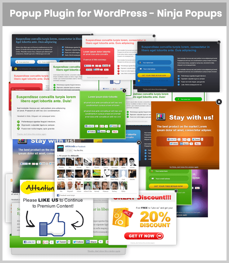 Ninja Popups - Onclick Popup Plugins