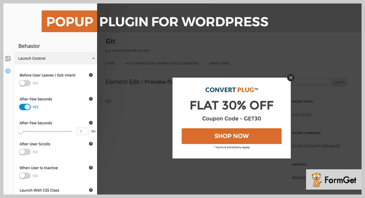 ConvertPlus Lead Generation WordPress Plugin