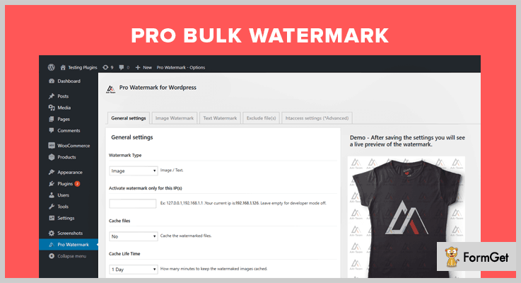 Pro Bulk Watermark WordPress Plugin