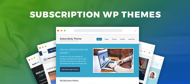 Subscription WordPress Themes
