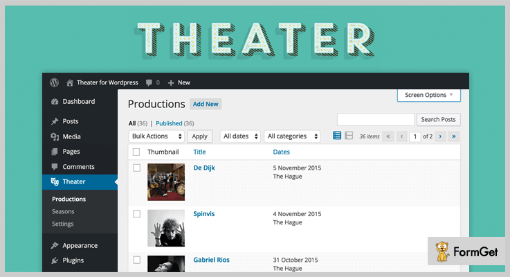 Theater for WordPress WordPress Cinema Plugins