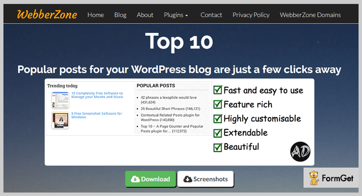5+ Popular Post WordPress Plugins 2022 | FormGet