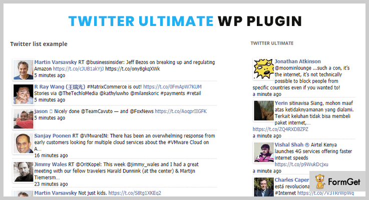 Twitter Ultimate Twitter WordPress Plugins